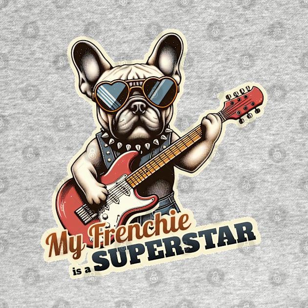 Rockstar French bulldog by k9-tee